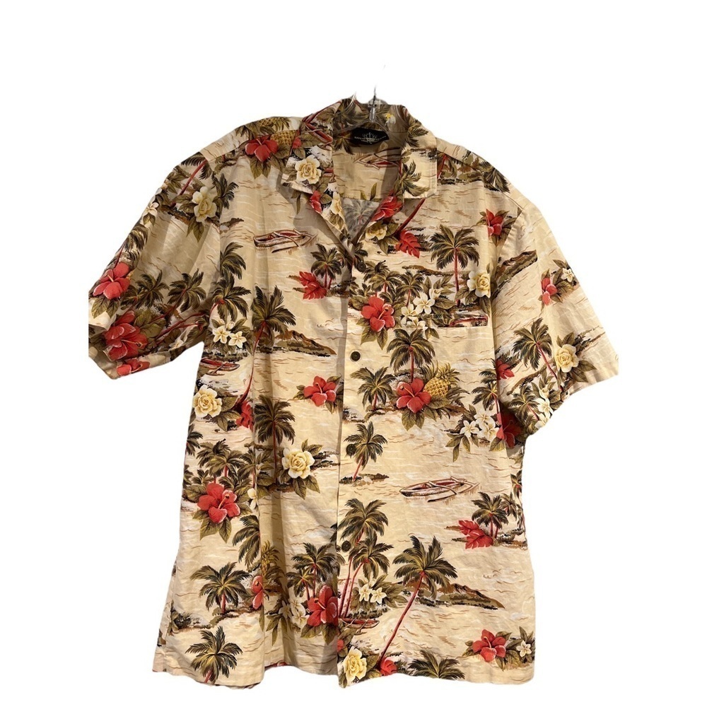 ROYAL CREATIONS HAWAII MENS SHIRT - SIZE L